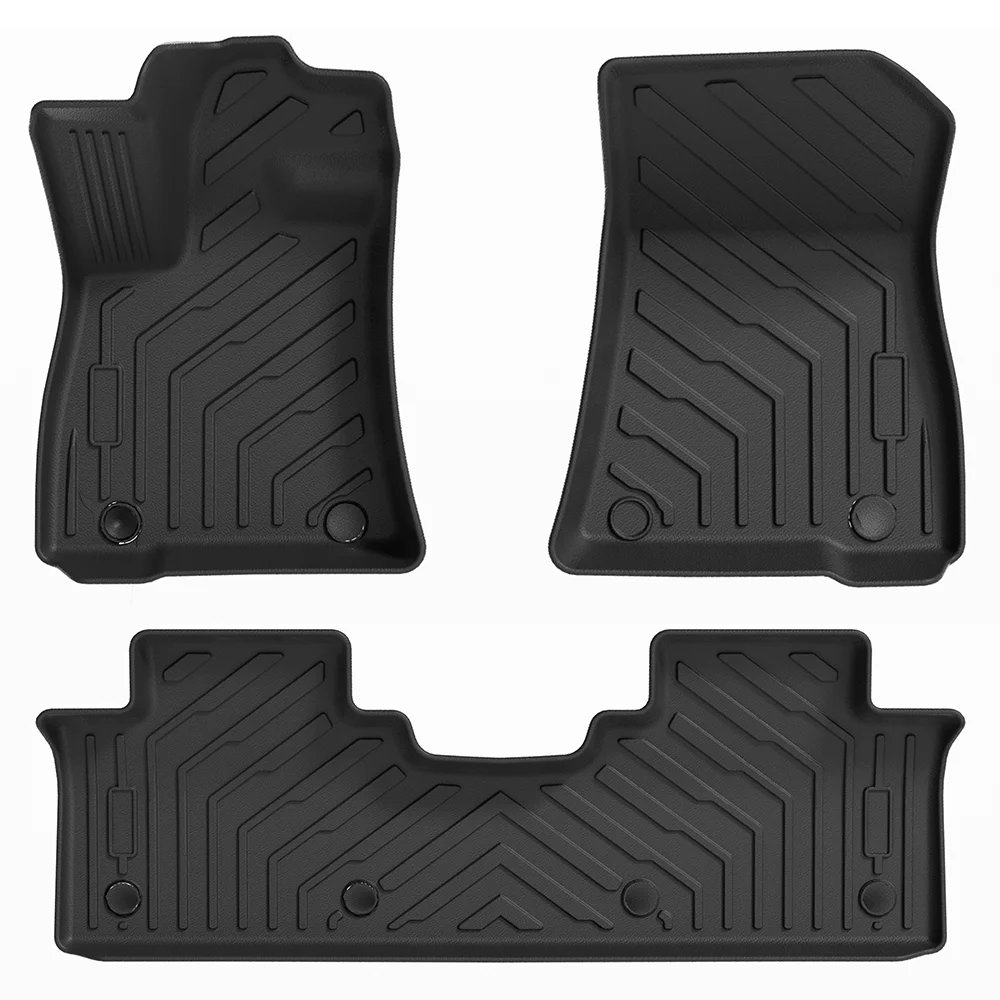 LHD For BYD Formula Leopard 5 2025 2024 2023 TPE Floor Mats & Cargo Liners, 3D Waterproof Car double Carpet Backrest Mats