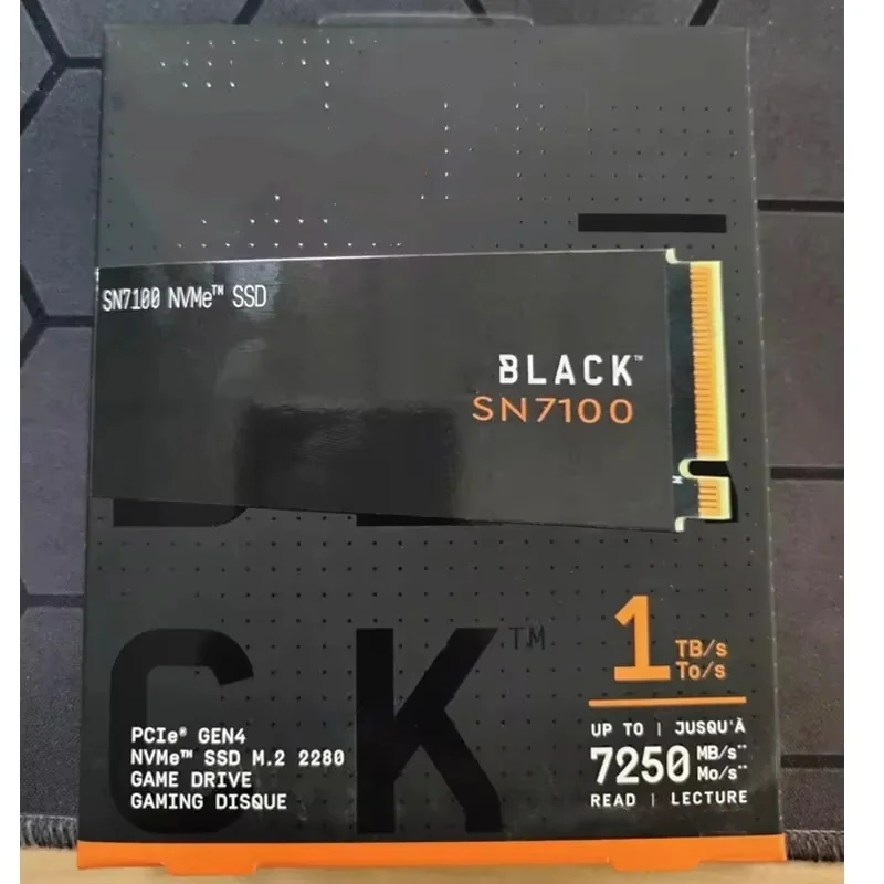 Original for  Western Digital SN7100/SN850X 1T 2t  4TSolid-state Drive m2 Notebook SSD pcie 4.0 x4 unidade disco de estado SN770