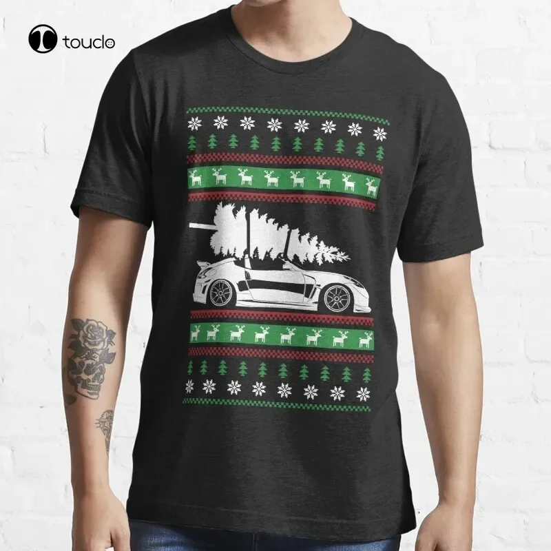 Christmas Nissann 370Z 300Zx 300Z 300Zx Z34 T-Shirt Cotton Tee Shirt Custom Aldult Teen Unisex Digital Printing Xs-5Xl