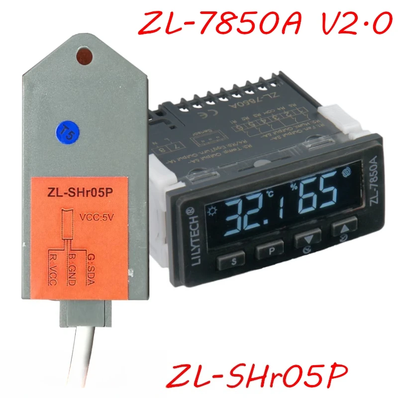 ZL-7850A Ver 2.0 Intelligent Display Temperature and Humidity Controller for Incubator Cheese Sausage Deposit Wet Sauna