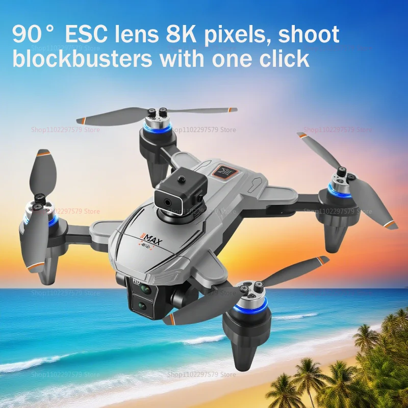 NEW K812 MAX Drone 8K Camera 5G WiFi FPV Brushless Motor HD Dual Camera Obstacle Avoidance Quadcopter for Aerial Photography UAV