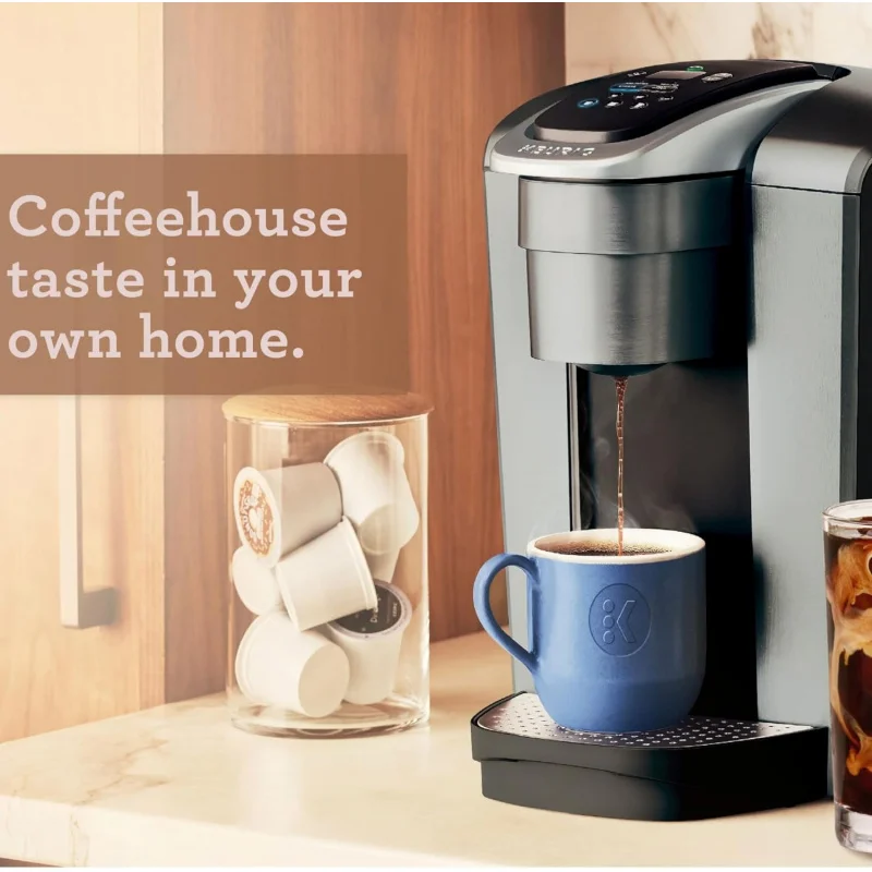 

(UUX)K-Elite для приготовления капсул K-Cup на одну порцию, с контролем сила и температуры, способностью ледяного кофе, размер заваривания от 8 до 12 унций UQ