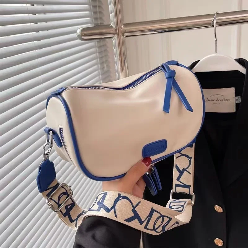 

Новинка 2023, кожаная сумка-подушка, модные мягкие повседневные сумки-мессенджеры через плечо для женщин, кошельки и сумки