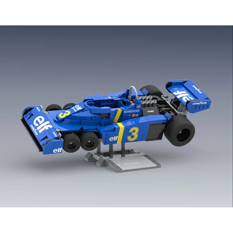 

MOC-229746New P34Classic Iconic F1 Supercar Racing Blocks Model808PartsMOC Creative Boys Kids Birthday Building Blocks Toy Gifts