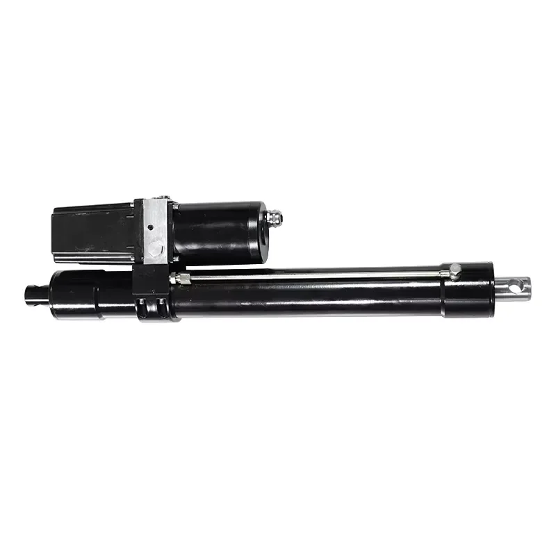 New 2.5T Overload Linear Actuator 800W 24v/48v DC 400mm Stroke Electro Hydraulic Actuator Cylinder