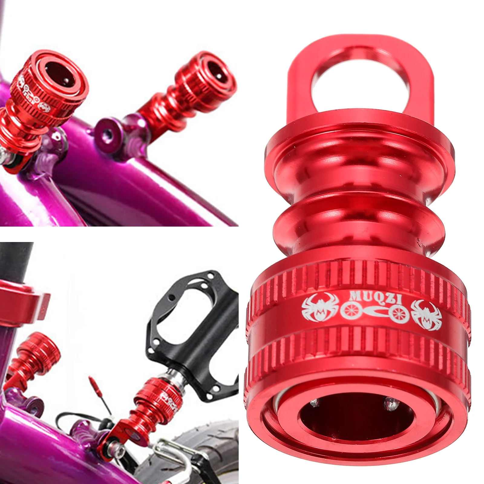 

Aluminum Alloy Quick Release Buckle Lightweight Durable Folding Bike Pedal Parts Suitable Road Bikes Cycling Accessories