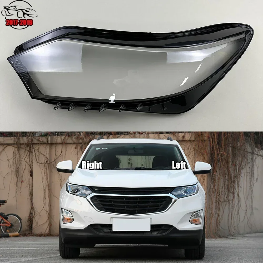 

For Chevrolet Equinox 2017-2019 Headlight Cover Transparent Headlamp Lamp Shell Lens Replace Original Lampshade Plexiglass