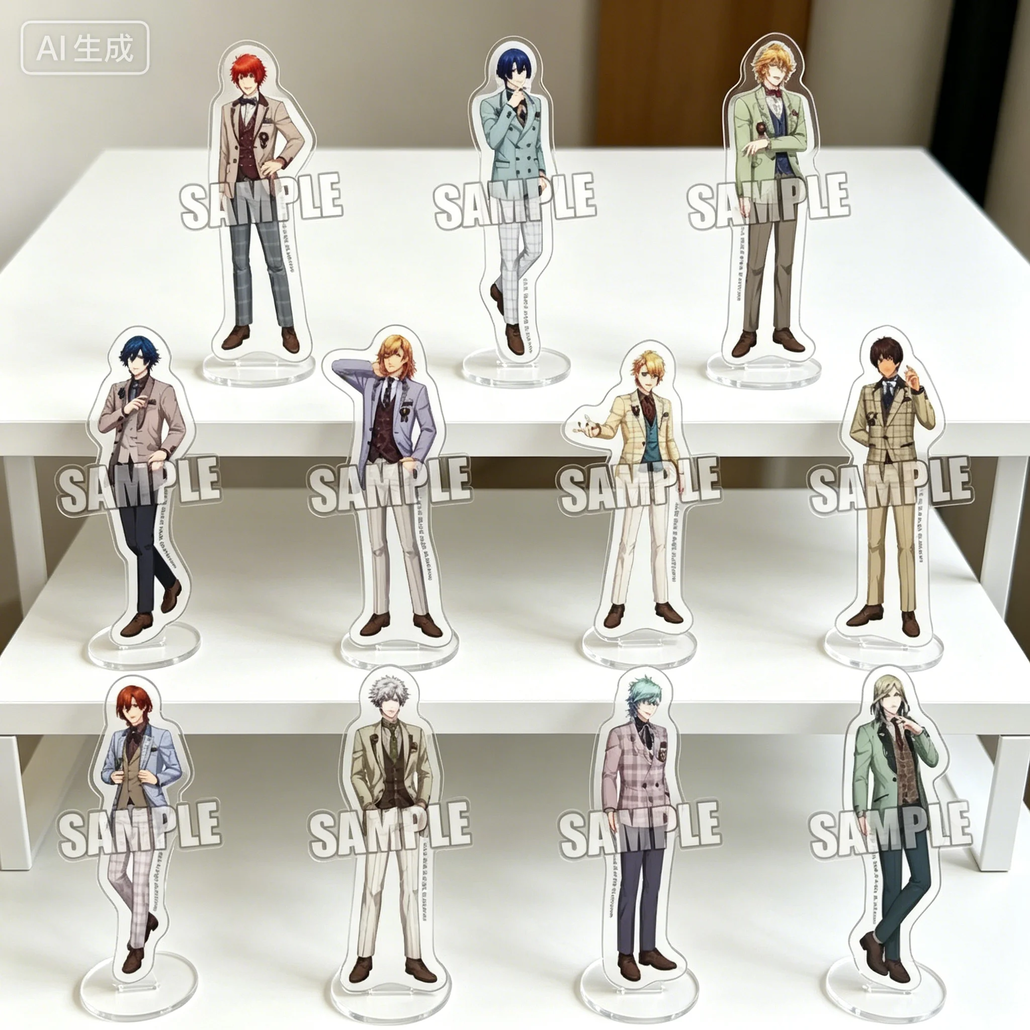 Anime Uta no Prince-sama Otoya Ittoki Shining Birthday Acoustic Album Ver. Soporte de acrílico, modelo, llaveros y decoración de escritorio