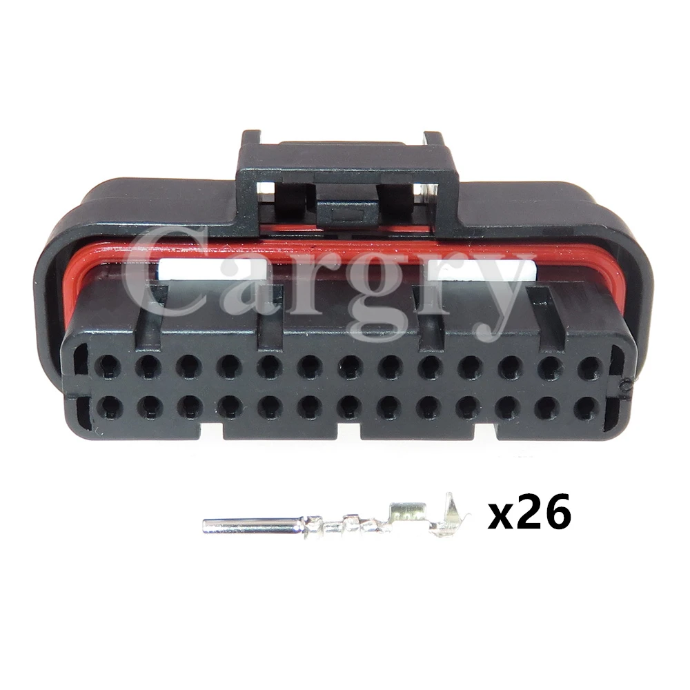 

1 Set 26P 1473712-1 1473712-2 AC Assembly Auto Computer Socket Waterproof Sealed PlugCar Low Current ECU Connector