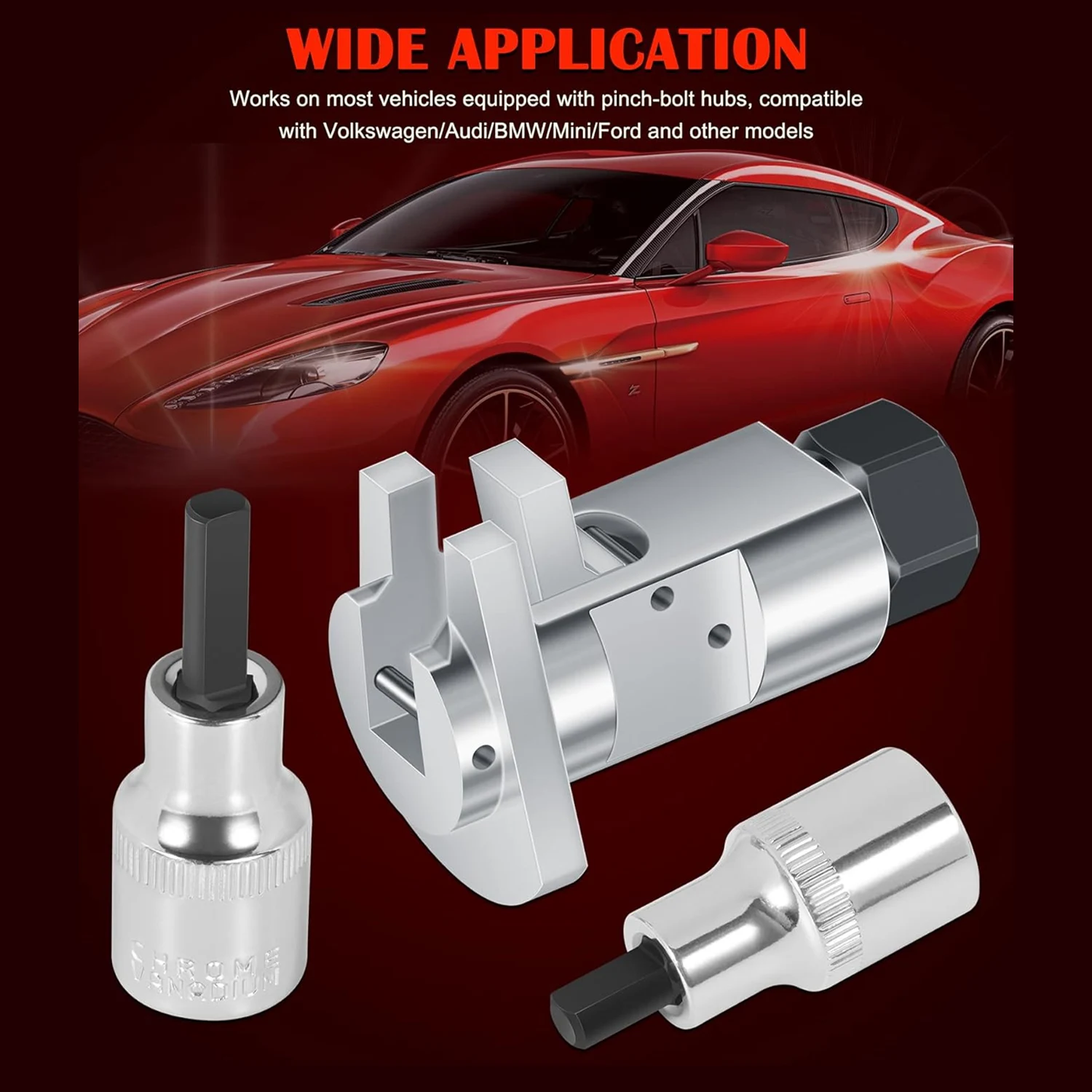Strut Spreader Tool Set, Universal Steering Suspension Strut Knuckle Spreader Tool 5.0-10.5 mm, Suspension Socket Tools
