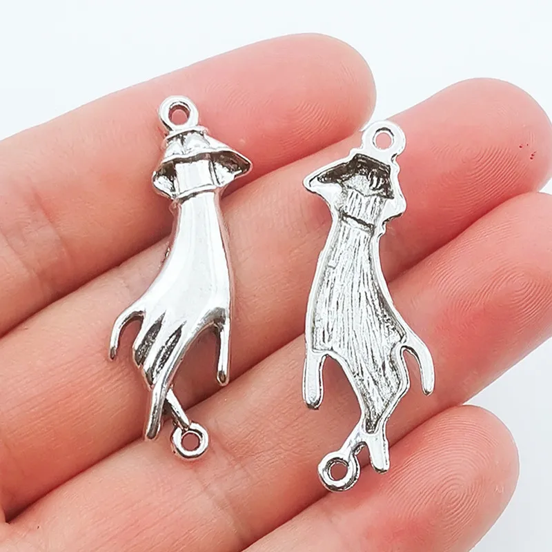 Palm Hand Connector Charms For Jewelry Making Hand Connector Charms