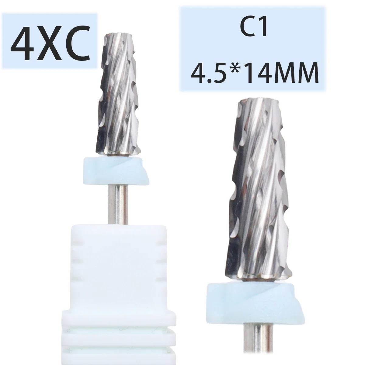 4XC 5 en 1 uso de mano izquierda y derecha broca de carburo de tungsteno para uñas fresa eléctrica máquina de manicura equipo limpieza de cutículas