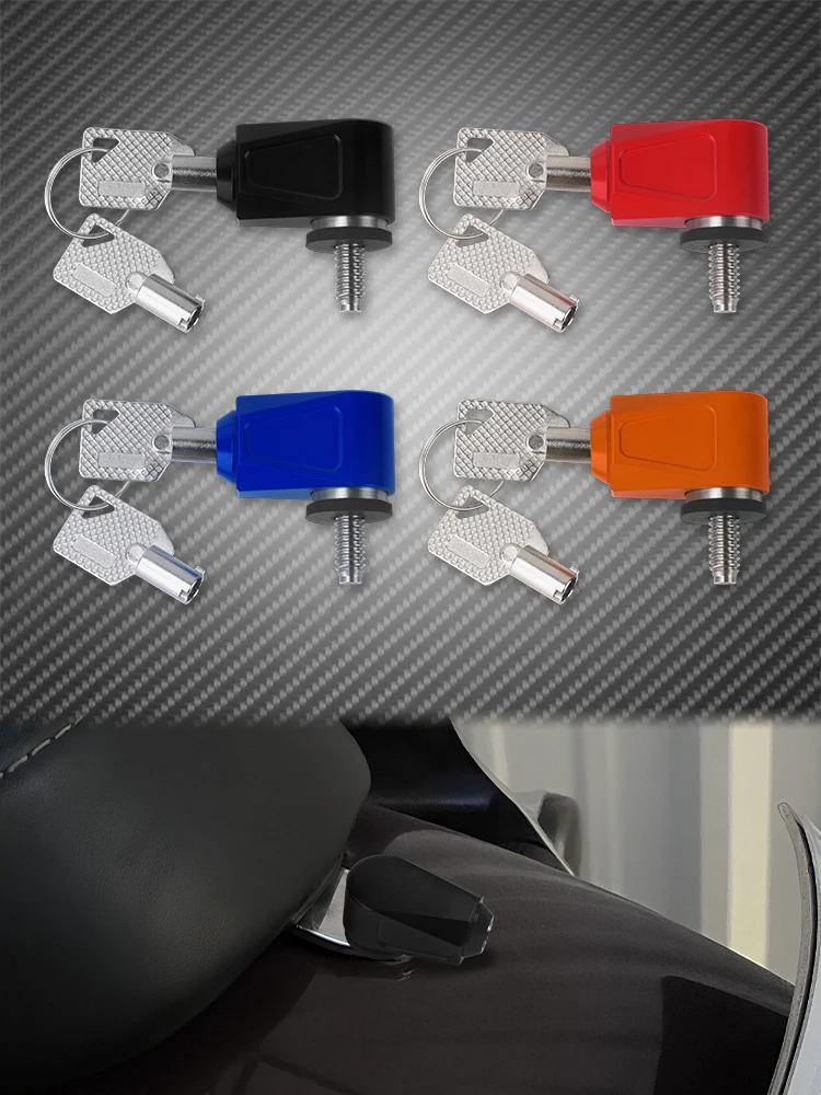 Motorrad Sitz Schraube Bolzen Anti Diebstahl Sitz Lock Befestigungen Für Harley Touring Softail Sportster XL Softail Dyna Fatboy Breakout