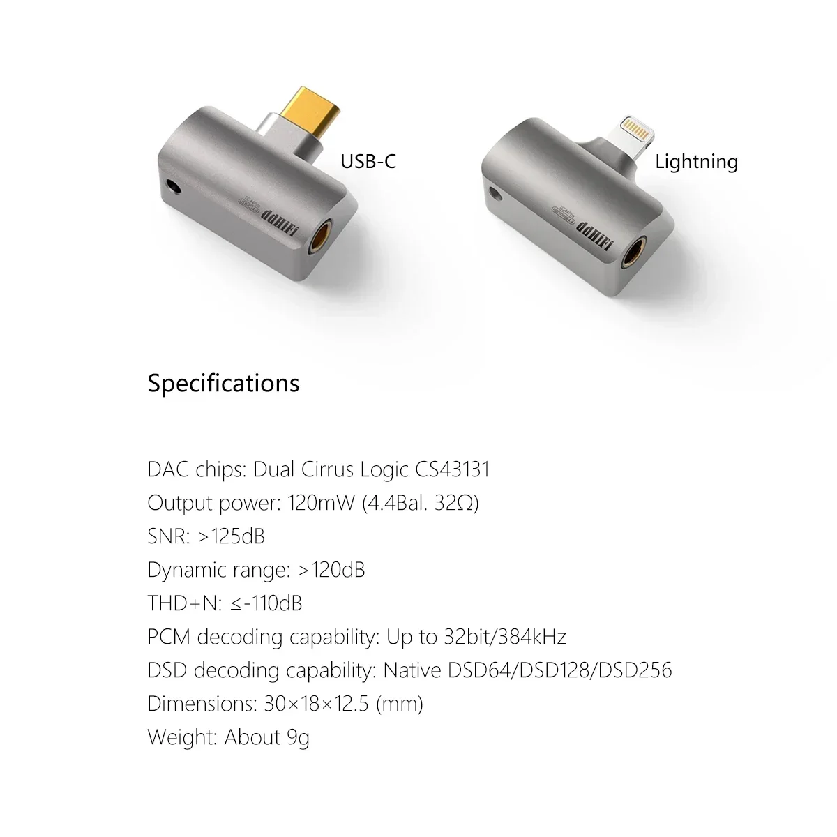 DD ddHiFi TC44Pro محول الجيل الثالث USB-C/Lightning إلى 4.4 مم متوازن DAC دونغل مزدوج CS43131 رقائق PCM384 DSD256