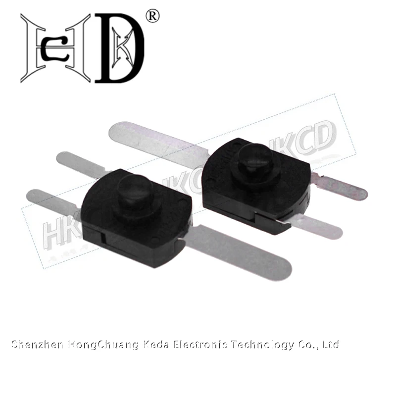 5PCS 1712-223C Dual Position Push Switch 2 Modes for LED Flashlight Torch Mode Switch Repair Replacement