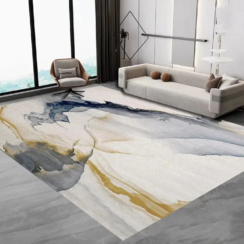 VIKAMA Nordic Flannel Rug Non Slip Soft Fluffy Floor Mat for Living Room Bedroom Bedside Home Decor