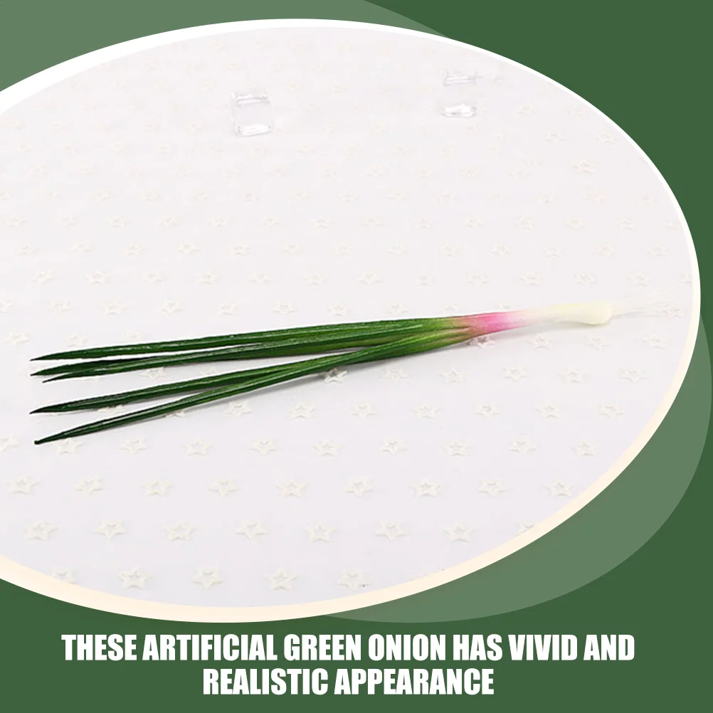 Simulated Onion Model Artificial Vegetable Green Onions Scallions Decorations Pu Lifelike Models Ornament