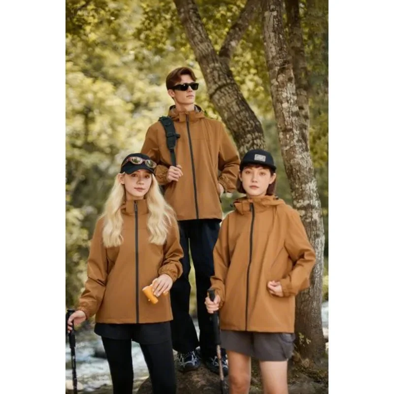 

Мужские и женские новые уличные куртки, весенне-осенняя толстовка с капюшоном, унисекс, повседневная куртка на молнии для пешего туризма, альпинизма