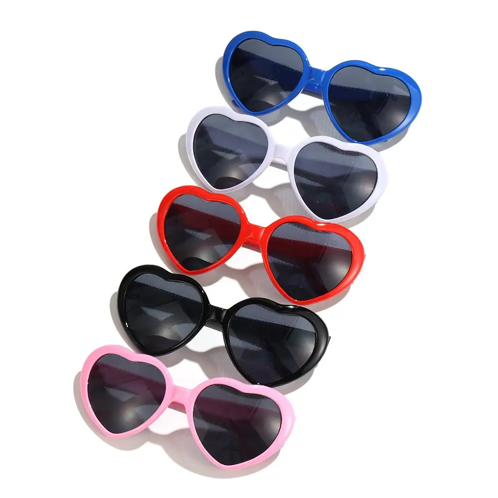 New Gifts Long-lasting Heart Diffraction Glasses Lights Become Love Image Heart-shaped Special Effect Glasses