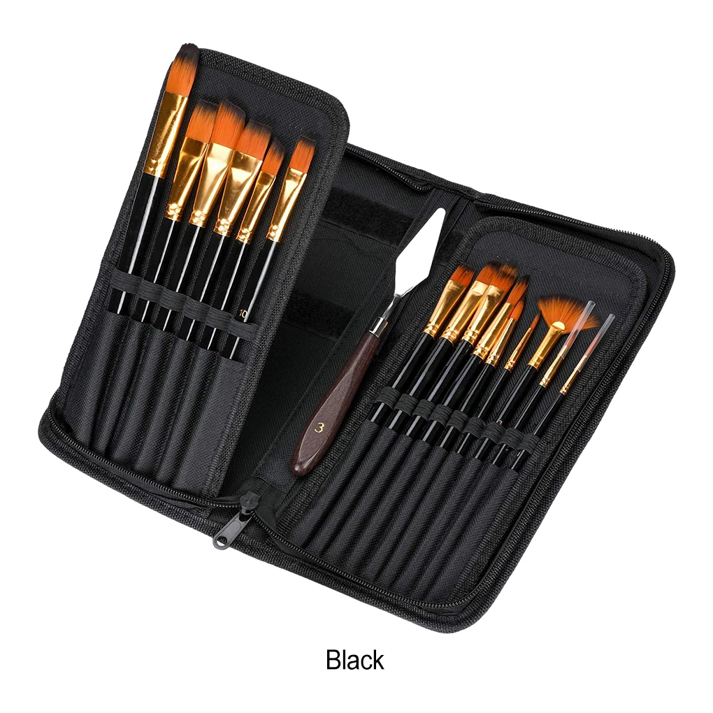 Portable And Convenient Oil Paint Brushes For Artists On Go Complete Kit Oil Paint Brushes Set