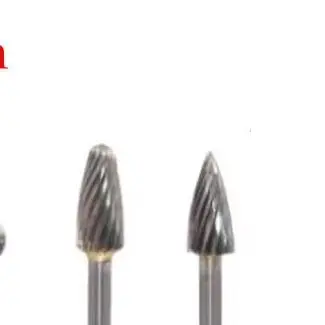 

5pcs 3x6x100mm Long Single Cut Carbide Rotary Burrs For Metal Wood Glass Grinding Milling Cutter Rotary Tool Accessories