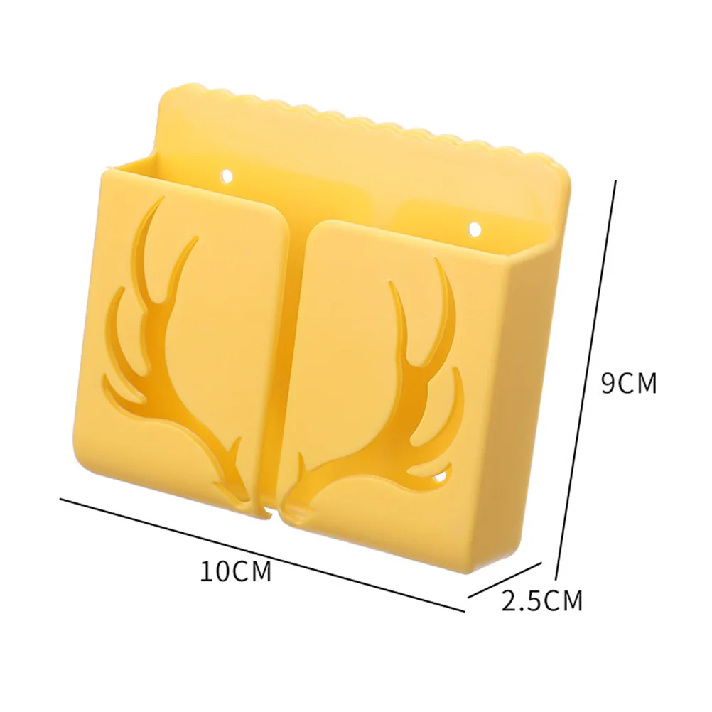 Wire Wall Storage Box Bedroom Remote Controller Holder Wireless Wifi Router Shelf