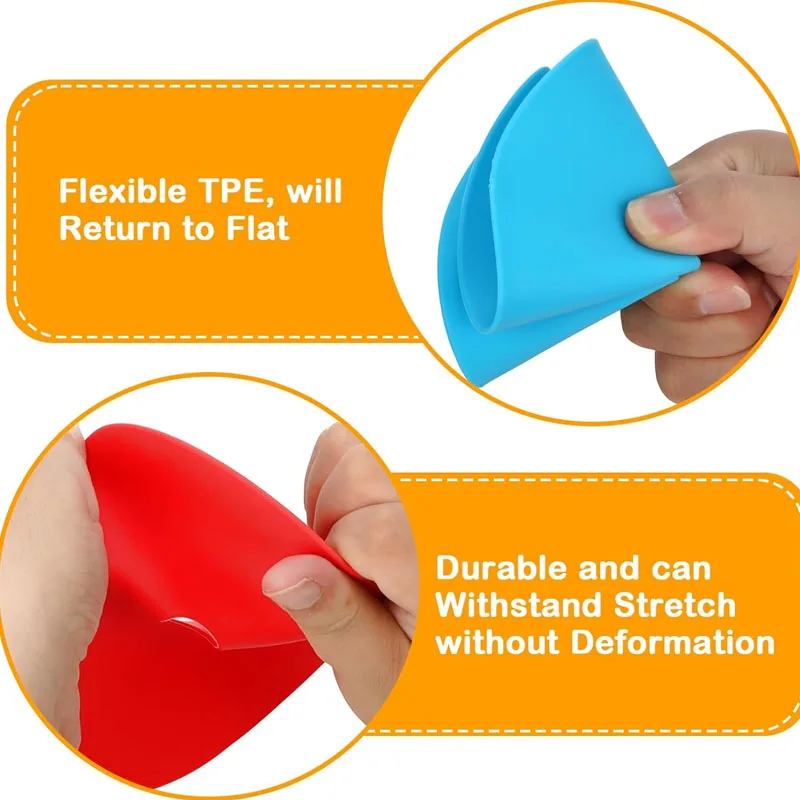 Confezione da 50 pennarelli per pavimenti piatti da 15 cm per cortili di calcio e basket, tappetini antiscivolo per agilità fitness