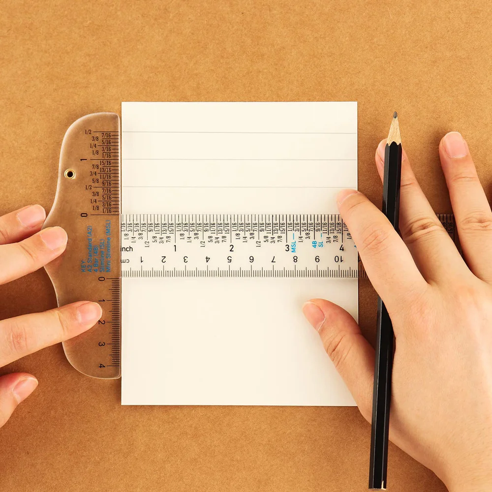 Clear Acrylic T-Square Ruler For Easy Reference While Crafting T-Square Ruler Handtool In Both Inches& Metric Measurements