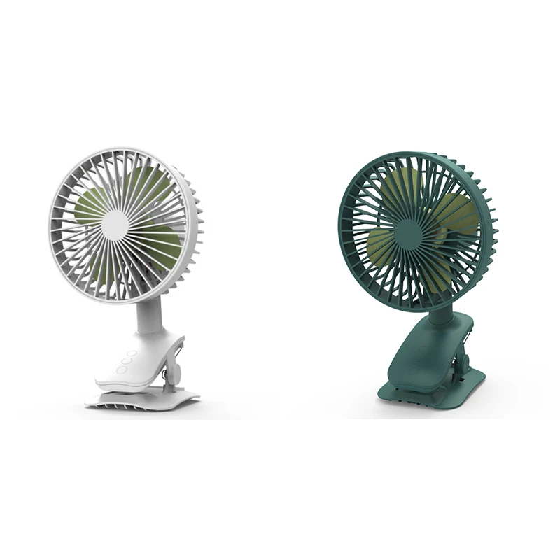 Mute, Shake Head, 3-Gear Adjustment Small Fan Baby Car Clip Fan, Desktop Dormitory, Table Type Small Fan