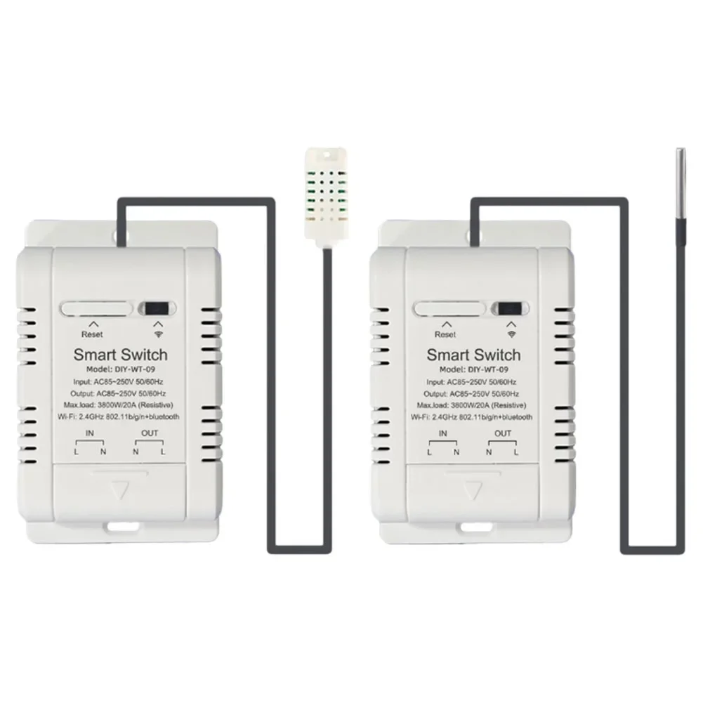 

Temperature Controller Smart Switch For Ewelink Temperature And Humidity Smart Switch 2.4Ghz B/g/n+Bluetooth 20A 3800W