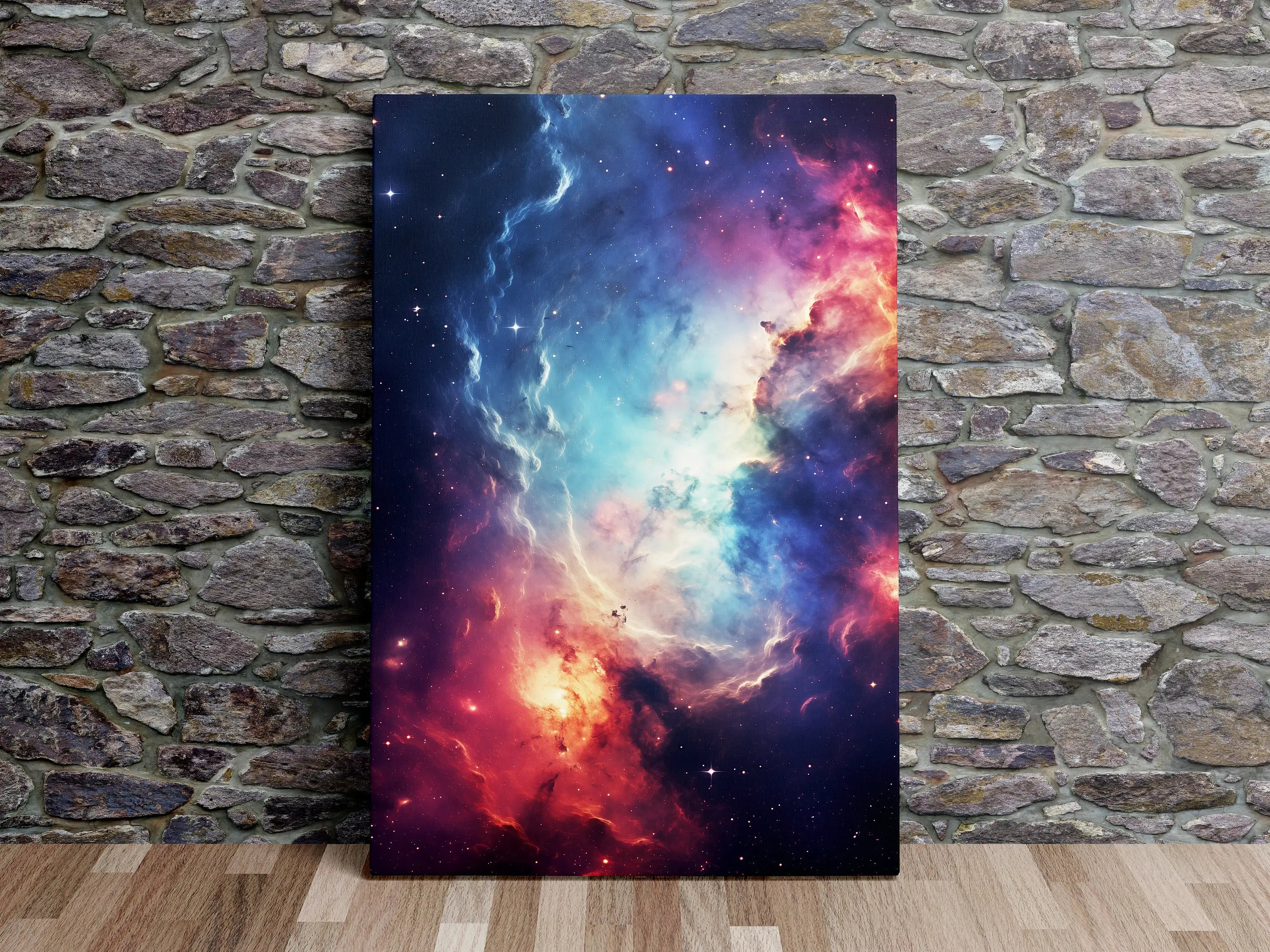 Modern Aesthetic Infinite Cosmos Canvas Art Poster Space Starry Sky Nebula Wall Picture Oil Painting Style Prints Home Decor