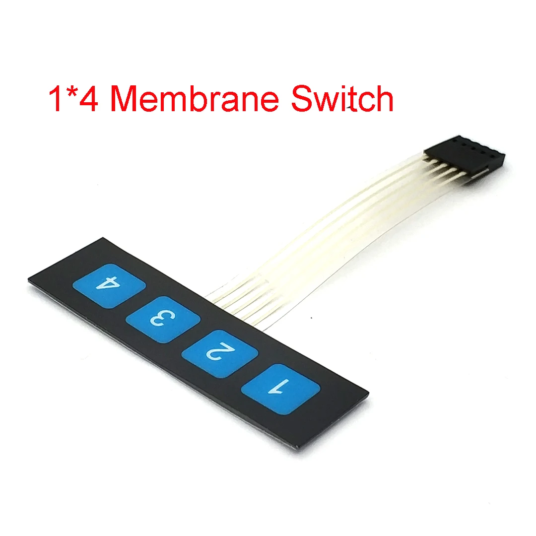 ใหม่4 12 16คีย์4*4เมมเบรนสวิทช์ปุ่มกด1X4 3X4 4X4 matrix Array Matrix สำหรับ Arduino Smart รถ