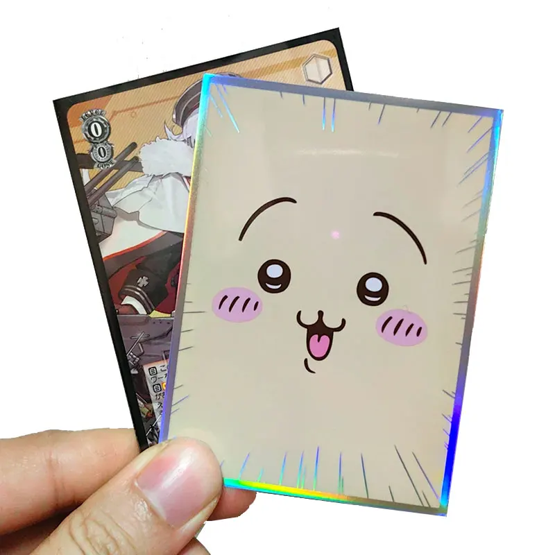 50PCS 67x92mm Anime Card Sleeves Illustration Outer Protector Shield Card Cover for PKM PTCG MTG TCG Board Games Trading Cards