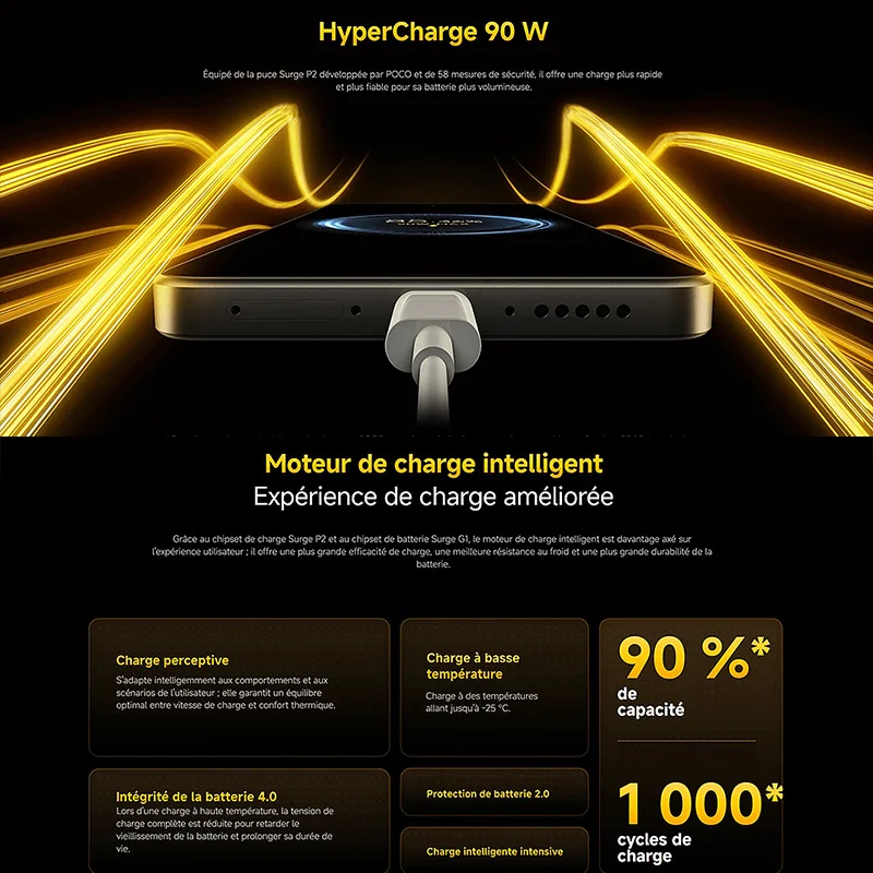 POCO X7 Pro 5G, NFC, Dimensity 8400-Ultra, cámara de 50 MP, pantalla CrystalRes AMOLED 1.5K 120 Hz, no incluye el cargador 6