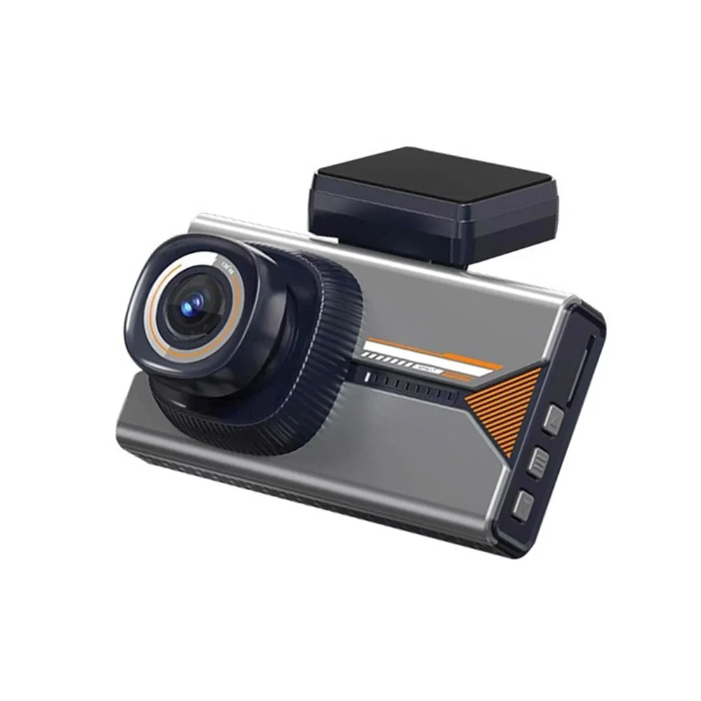 

Видеорегистратор 4K для передней и задней камеры с 3-дюймовым экраном, управлением через Wi-Fi, GPS-трекингом, циклической записью, датчиком G-сенсора и режимом парковки