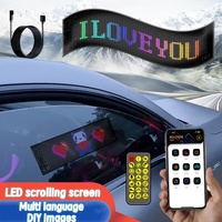 Programmable LED Display Screen, Car Shop Sign, Car Rear Window, Rolling Car Sticker, Soft and Flexible Digital Display Panel