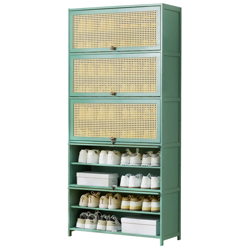 

Shoe rack Large capacity economical simple household door shoe cabinet Bedroom dormitory dust shoe storage rack