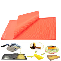 2PCS/1Set Honeycomb Beewax Foundation Silicone Mould Mold DIY Press Sheet Apis Mellifera Use Beekeeping Imker Tools Supplies