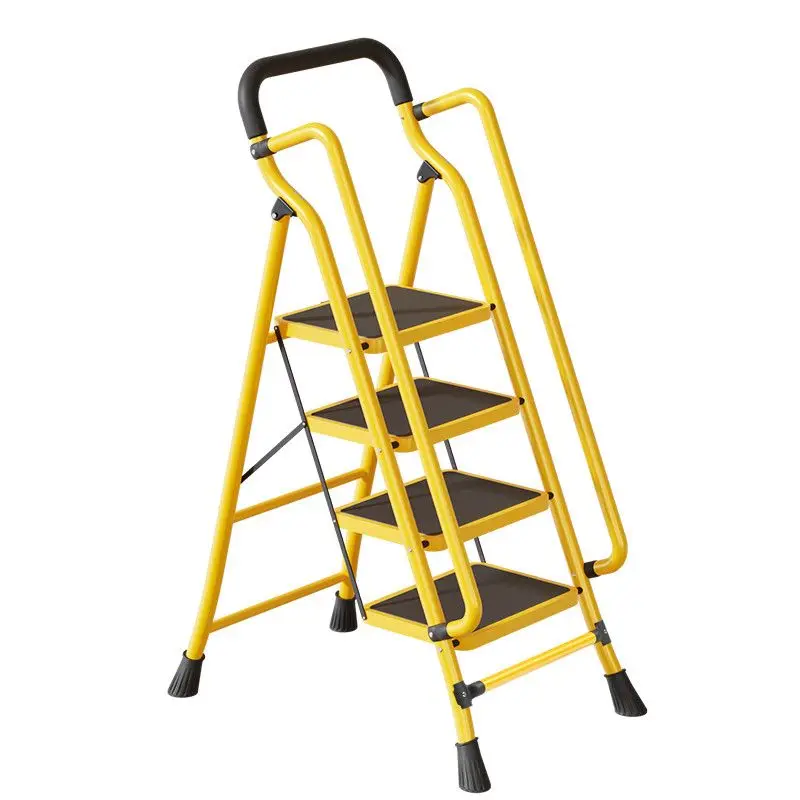 Ladder widened and thickened extra wide pedal handrail, indoor ladder for the elderly