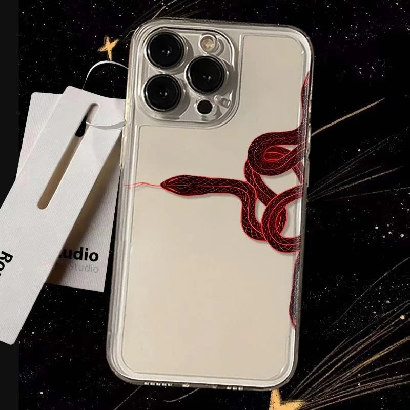 Dark Red Snake Patt…