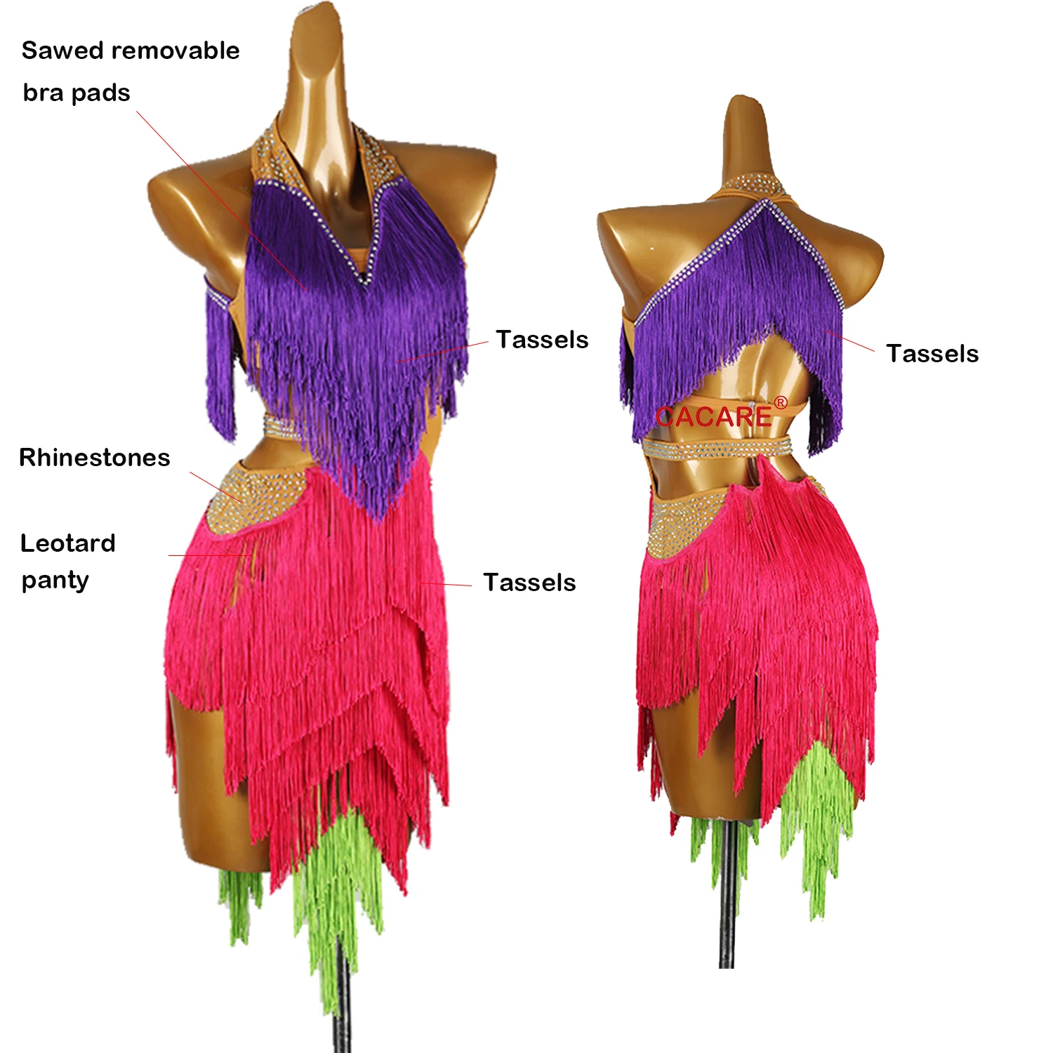 2025 Sexy Latin Dans Jurk Vrouwen See Through Dance Wear Latina Latin Danswedstrijd Jurken Samba Lijn Dans Kostuum 0261