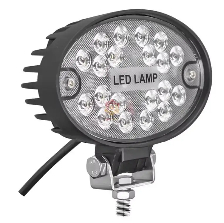 Excavator Accessories 6-inch Oval with Vent LED Light ECE R10 LED Light 110cm Headlight Work Light 12V 24V
