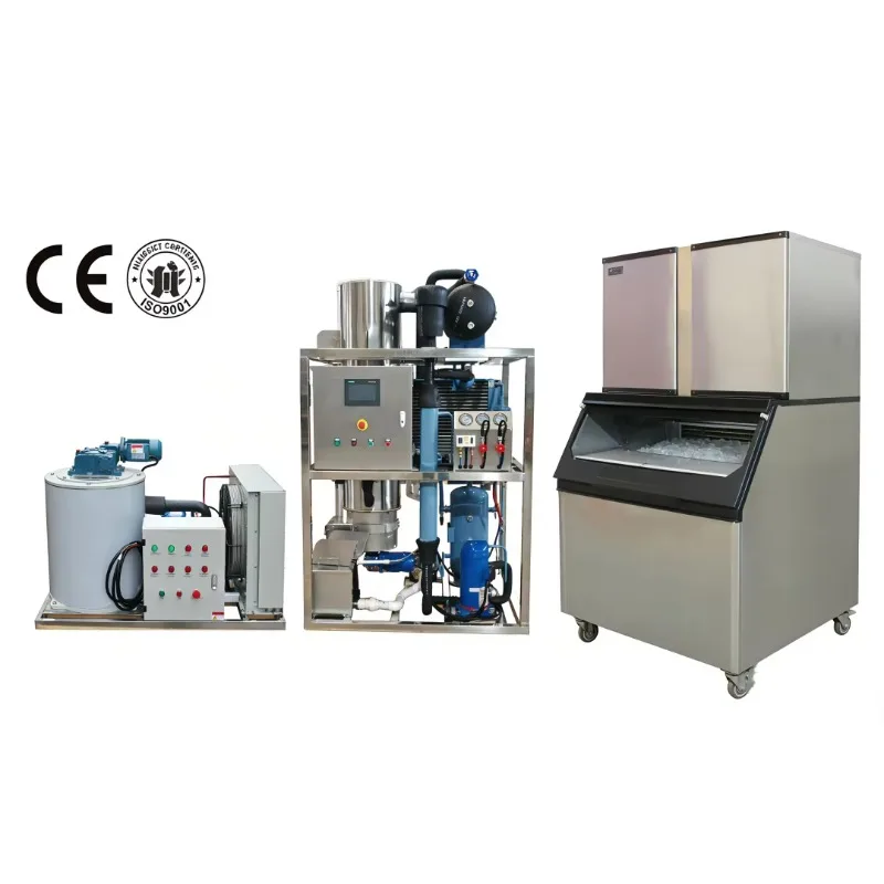 Industrial Energy Saving Automatic Ice Maker for Flake Tube Cube Ice Business High Efficiency Custom
