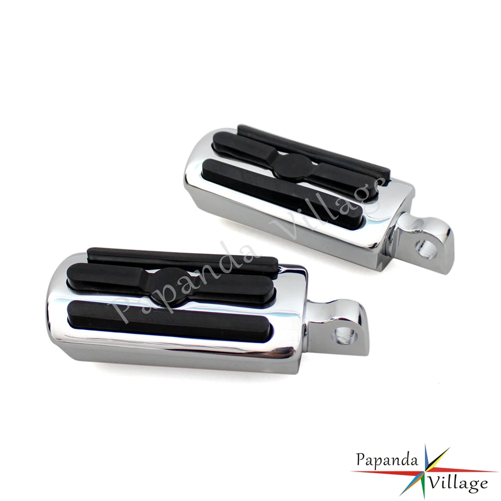2pcs Motorcycle Footrests Foot Peg Pedals Male Footpegs Mount For Harley Dyna Softail Sportster Iron 883 1200 Custom 1984-2018