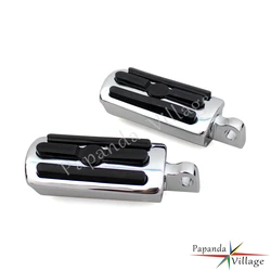 2pcs Motorcycle Footrests Foot Peg Pedals Male Footpegs Mount For Harley Dyna Softail Sportster Iron 883 1200 Custom 1984-2018