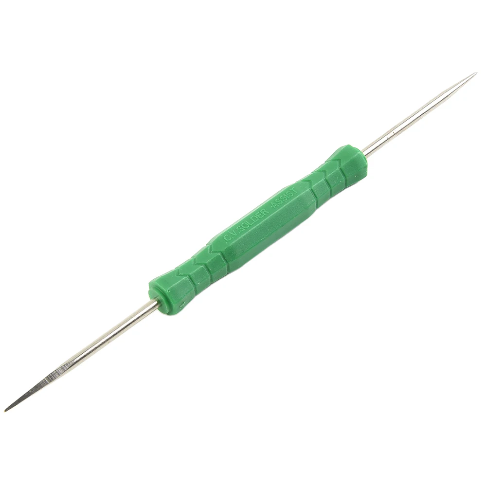 6pcs Welding Tool Repair Scraper Soldering Tools PCB Board Cleaning Power Tools Welding Awl Blue & Black Brush Hook