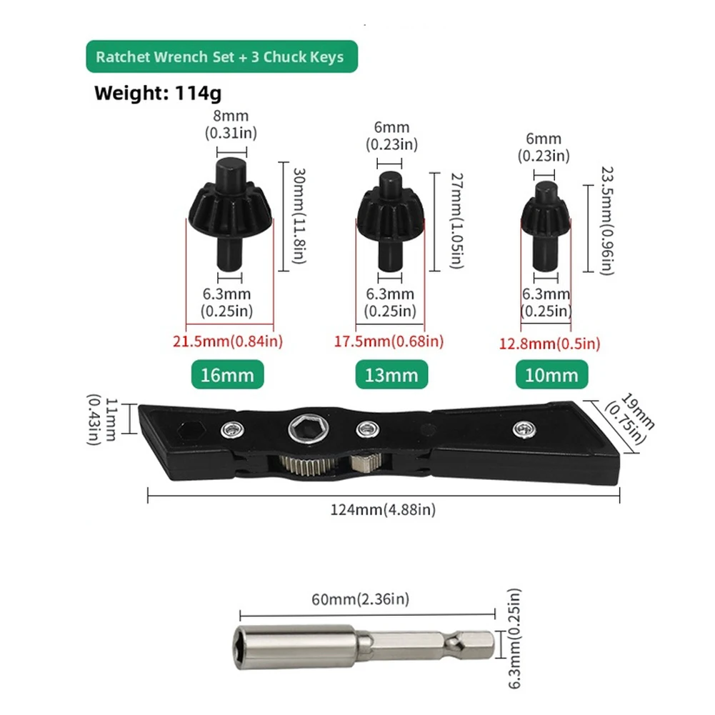 Precision Ratchet Set Featuring Smooth Engagement Extension Rod and Bit Holder for Reliable Fastening Tasks Precision