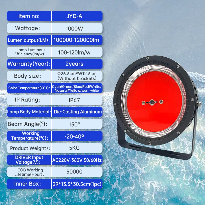 

Зеленый и синий светодиодный светильник от производителя IP67 для ночной рыбалки, каяка и лодки, мачта с лампой для привлечения рыбы в океане