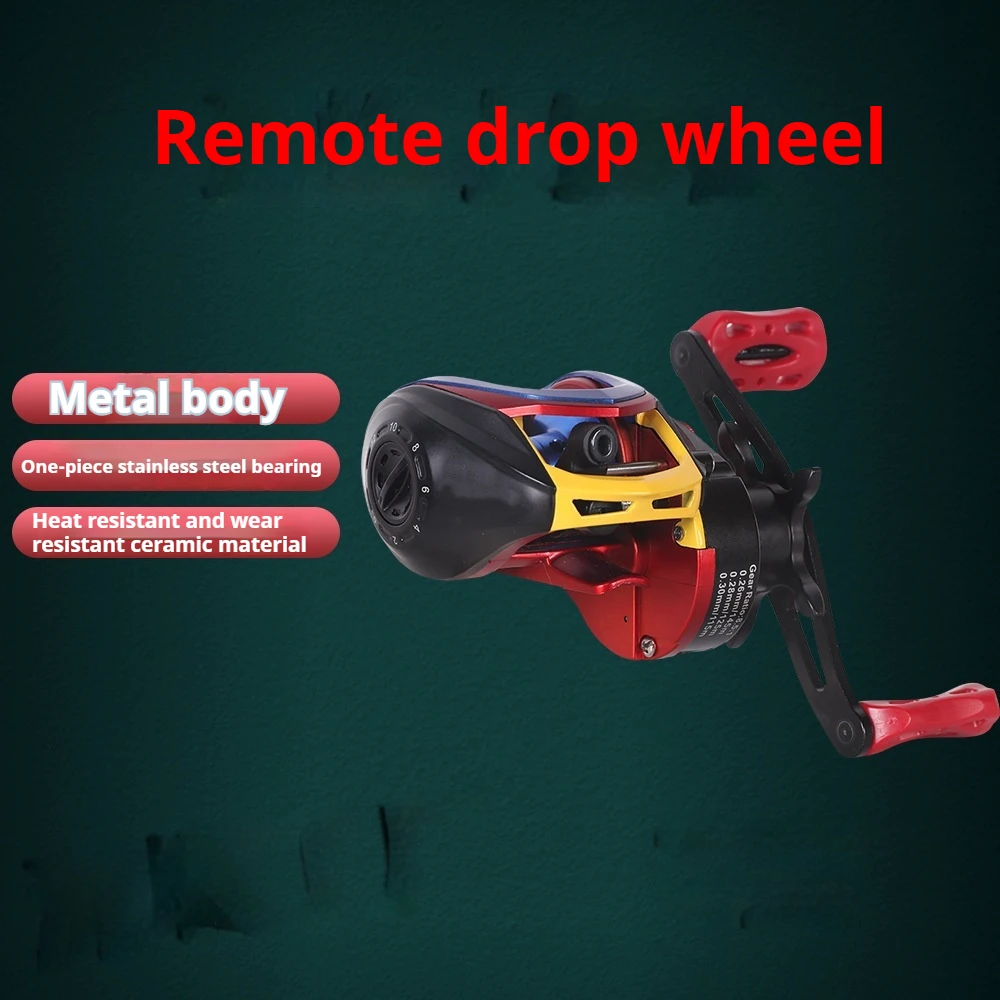 

Luya Water Drop Wheel Long Throw Metal Wire Cup Anti-Blast Line Magnetic Brake Raft Fishing Wheel Water Drop Wheel