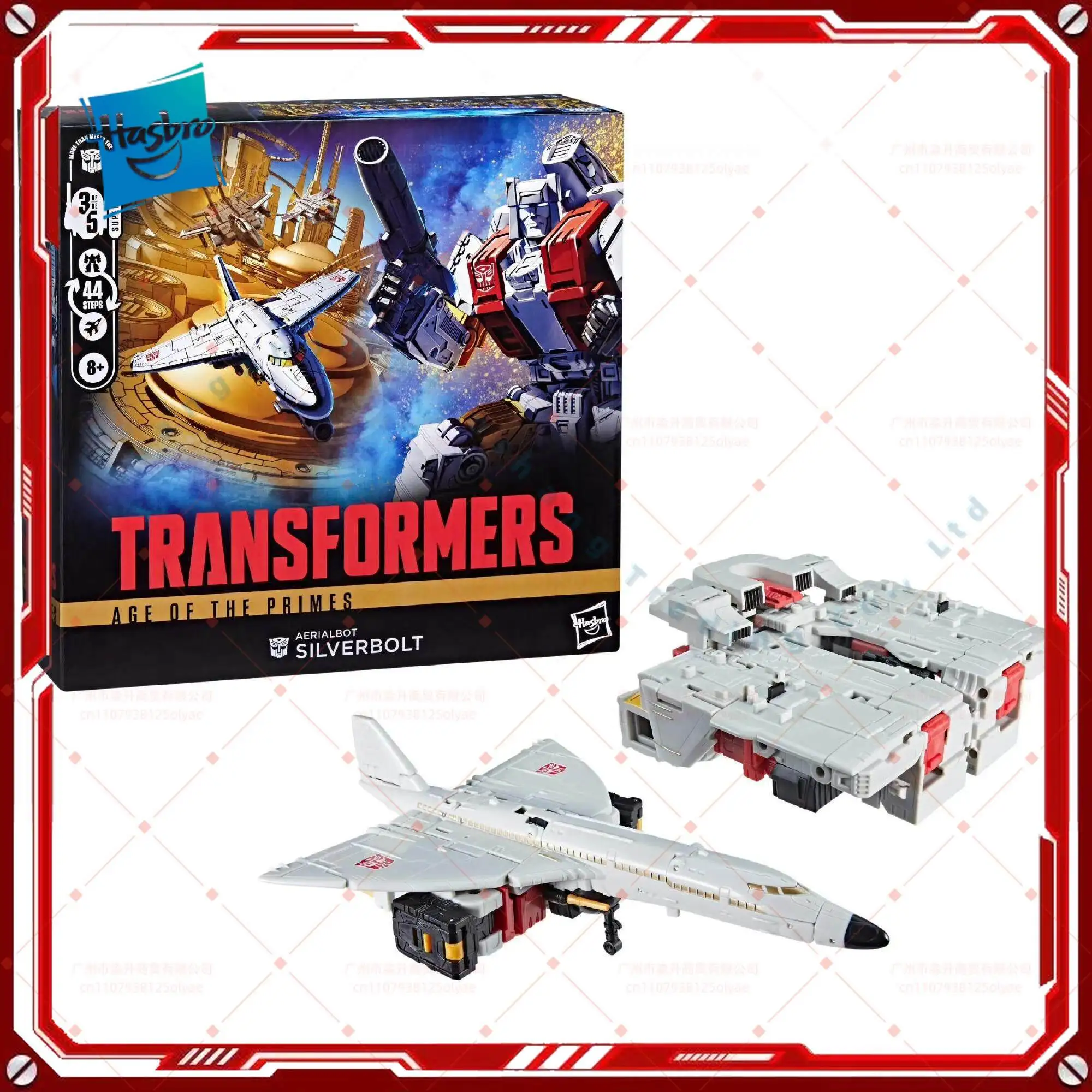 

In Stock Hasbro Transformers Classic Toys Age Of The Primes Aerialbot Silverbolt Action Figure Robot Toy Collect Gifts Hobbies